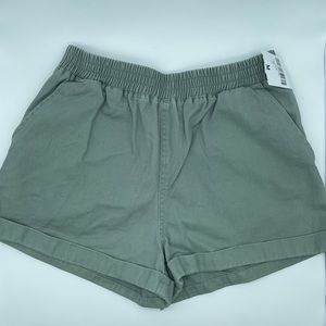 Light green shorts!
